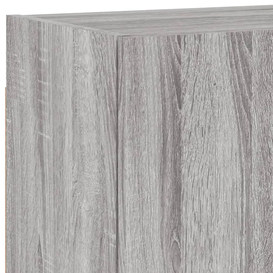 Meubles TV muraux 2pcs sonoma gris 40,5x30x40cm bois ingénierie - 12