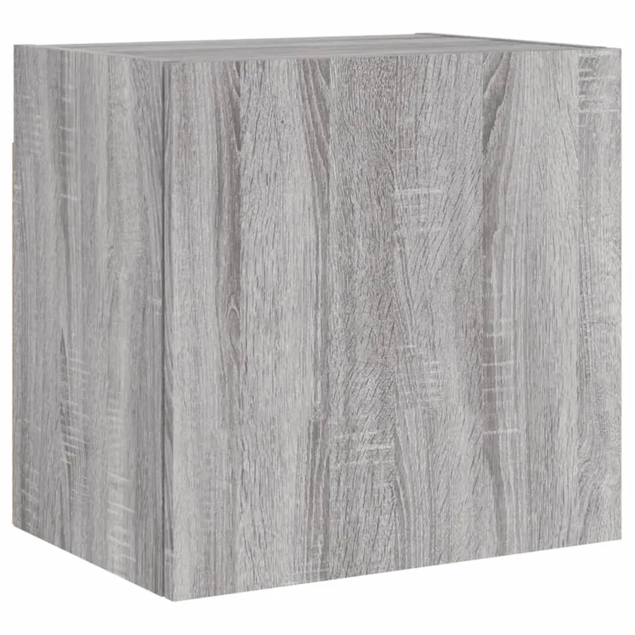 Meubles TV muraux 2pcs sonoma gris 40,5x30x40cm bois ingénierie - 6