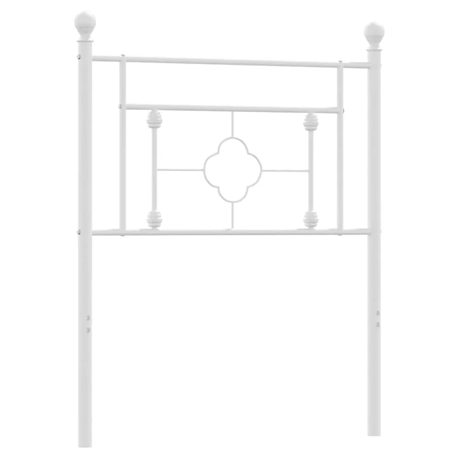Tête de lit de remplacement métal blanc 75 cm - 2