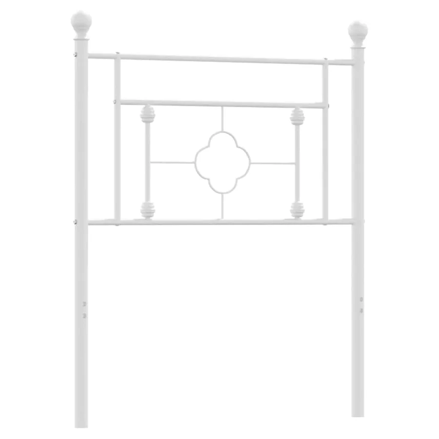 Tête de lit de remplacement métal blanc 75 cm - 5