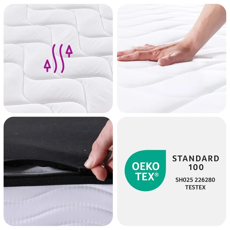 Matelas à ressorts bonnell moyen 90x200 cm - 6