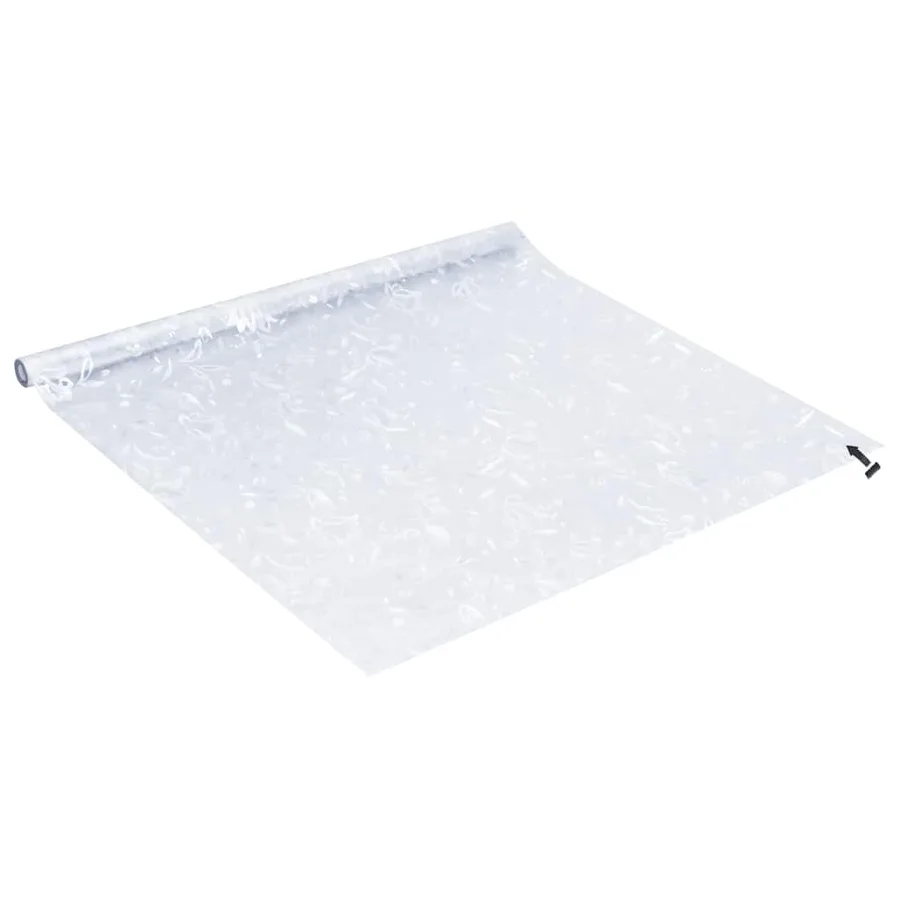 Films pour fenêtre 2 pcs dépoli motif de fleur PVC - 5