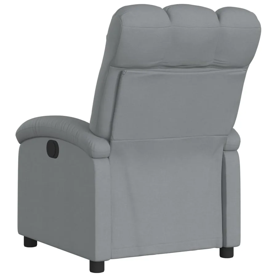 Fauteuil inclinable Gris clair Tissu - 5