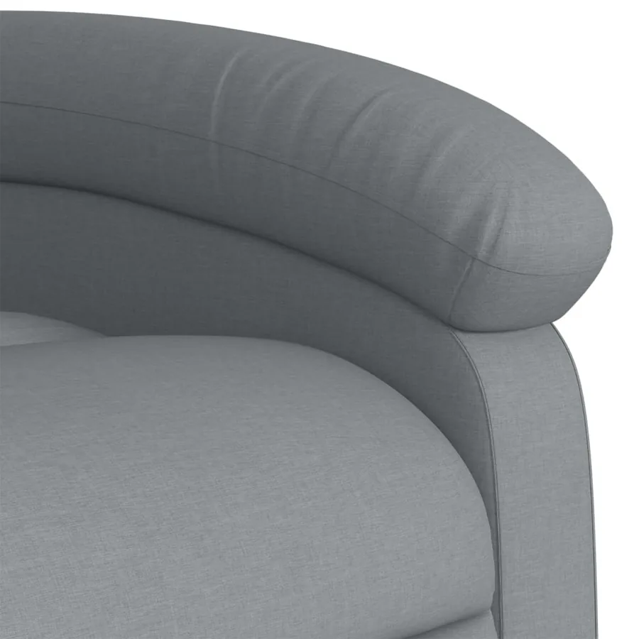 Fauteuil inclinable Gris clair Tissu - 8