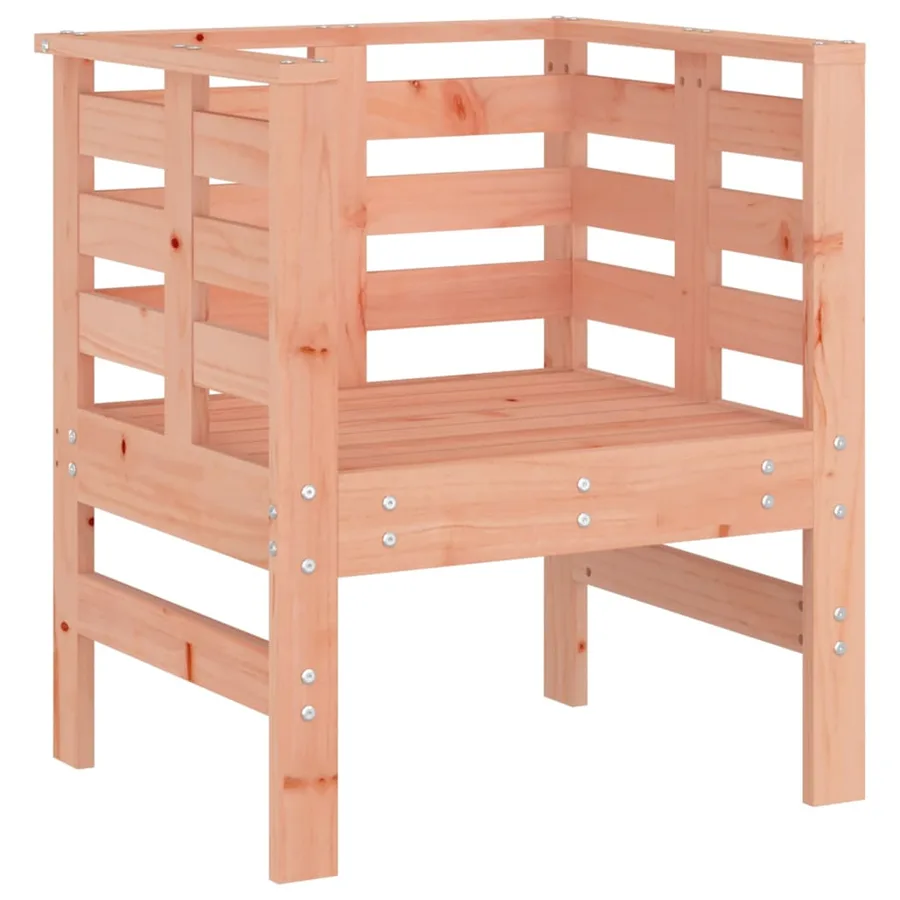 Chaises de jardin lot de 2 61,5x53x71 cm bois massif de douglas - 4
