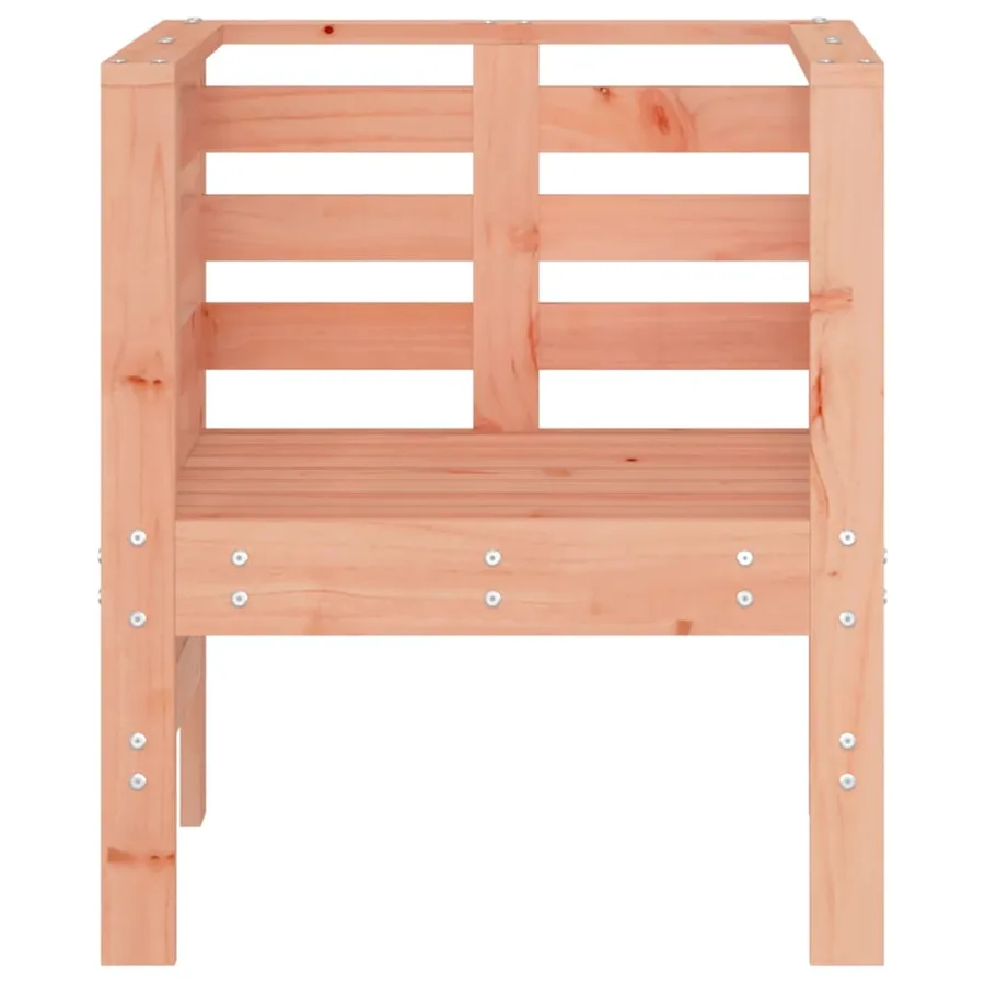 Chaises de jardin lot de 2 61,5x53x71 cm bois massif de douglas - 5