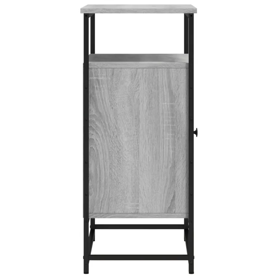 Buffet sonoma gris 69x35x80 cm bois d'ingénierie - 7
