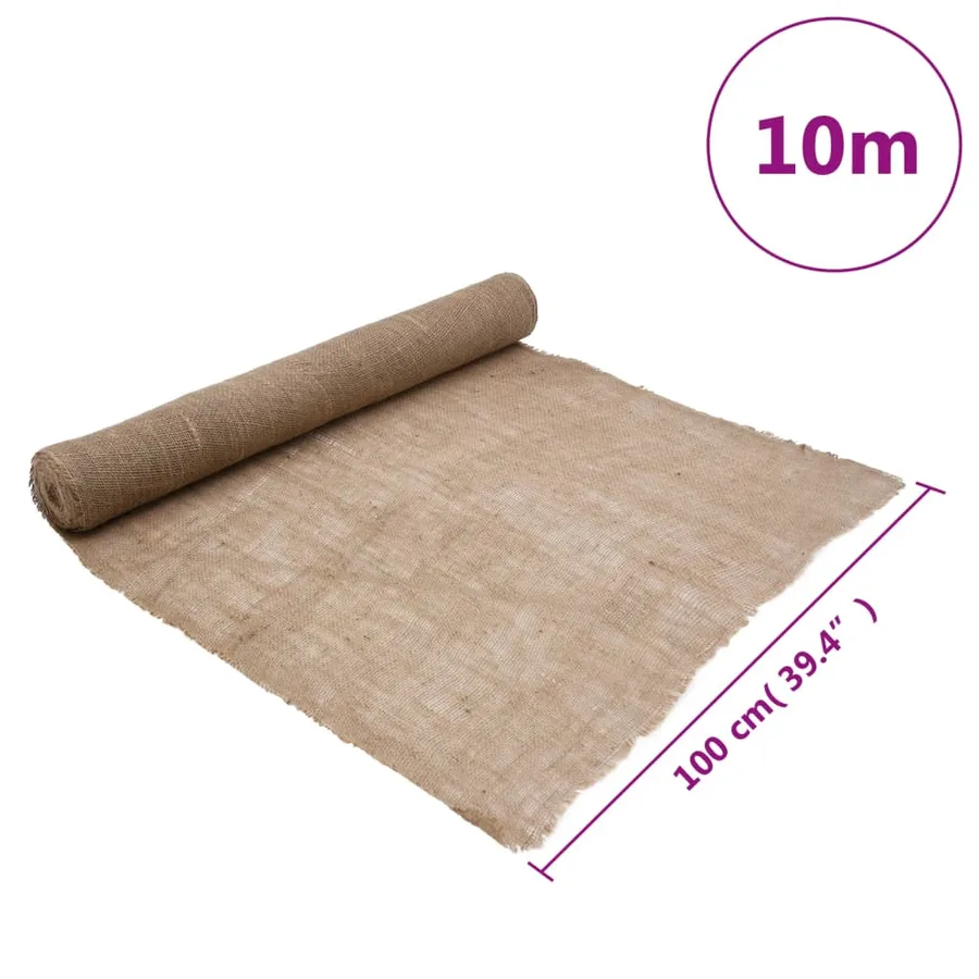Rouleau de jute 1x10 m 100 % jute 200 g/m² - 7