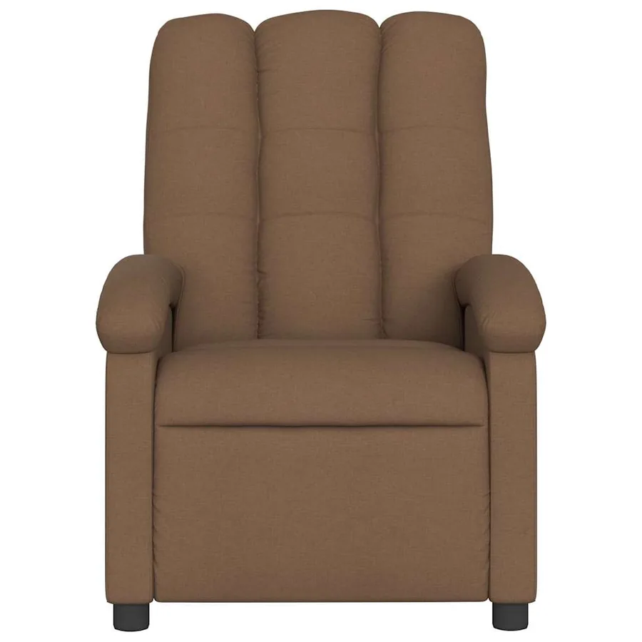 Fauteuil inclinable Marron Tissu - 3