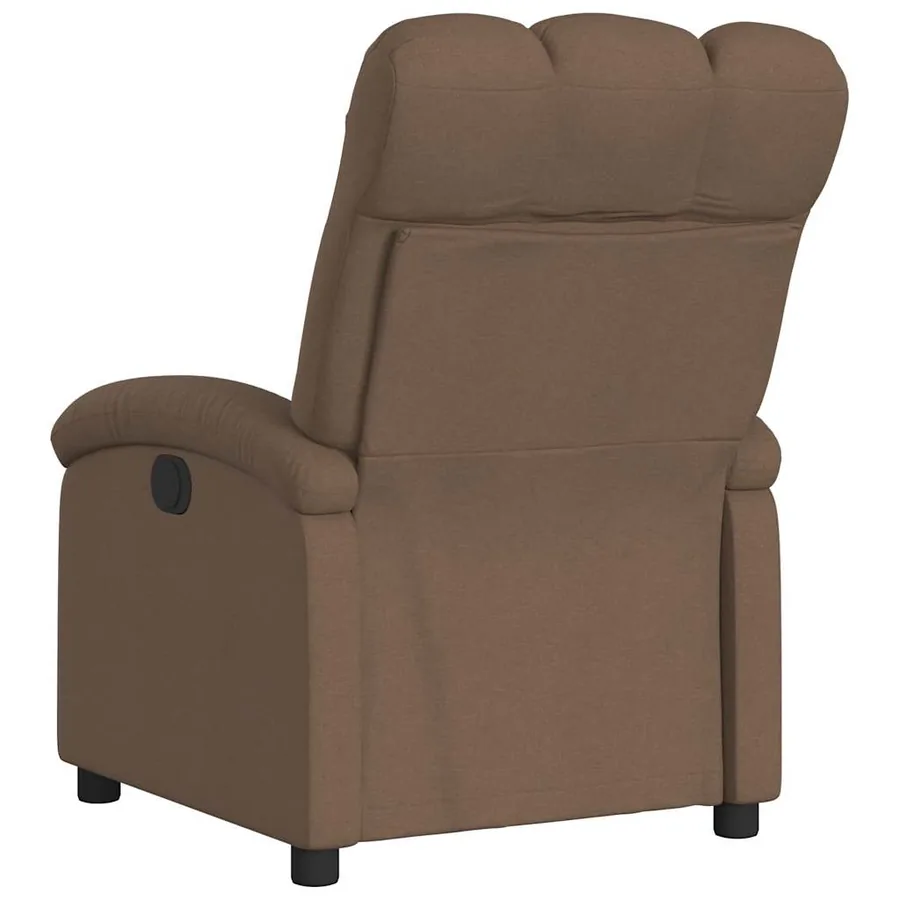 Fauteuil inclinable Marron Tissu - 5