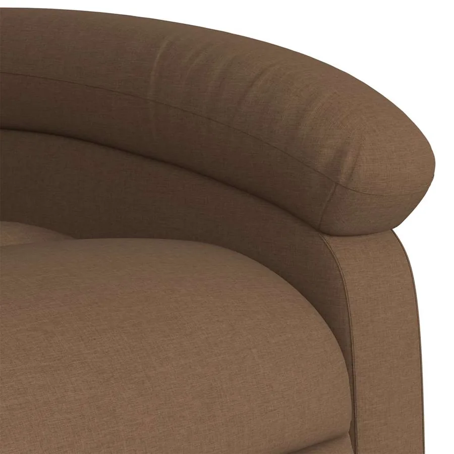 Fauteuil inclinable Marron Tissu - 8
