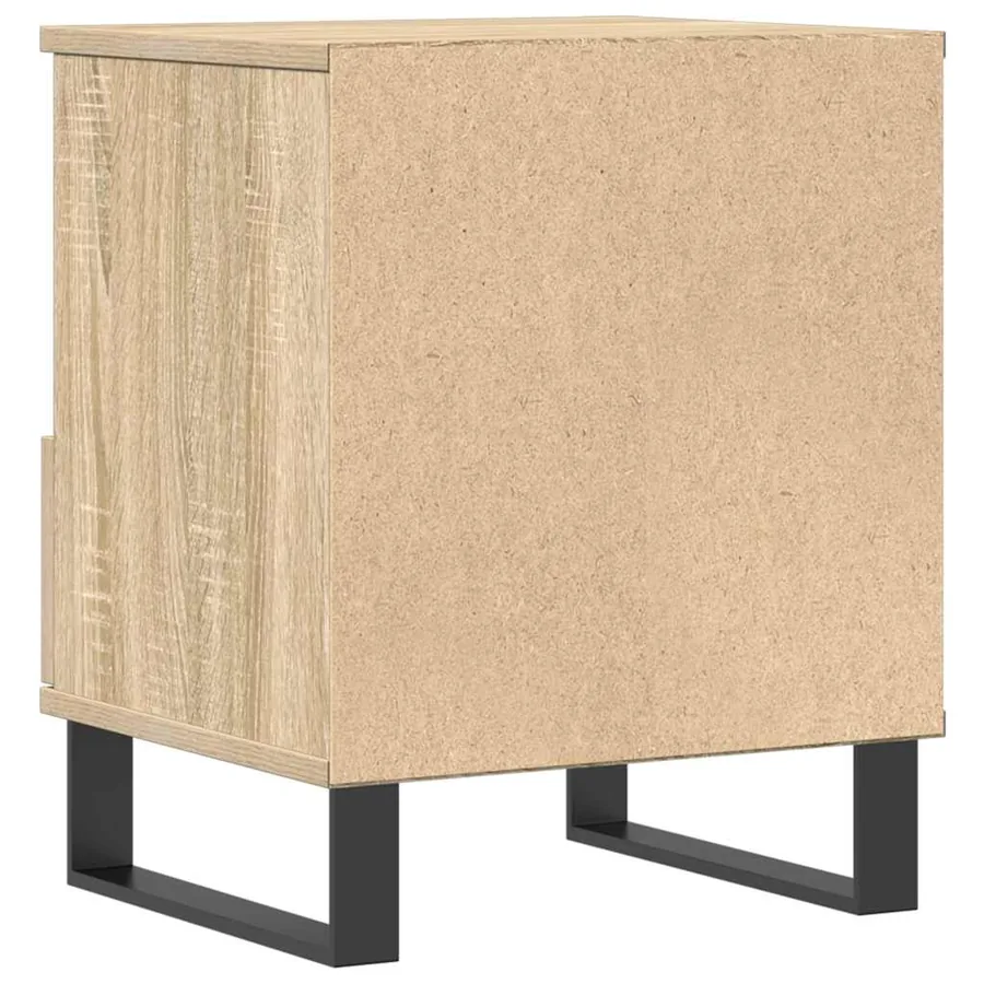 Table de chevet chêne sonoma 40x35x50 cm bois d’ingénierie - 5