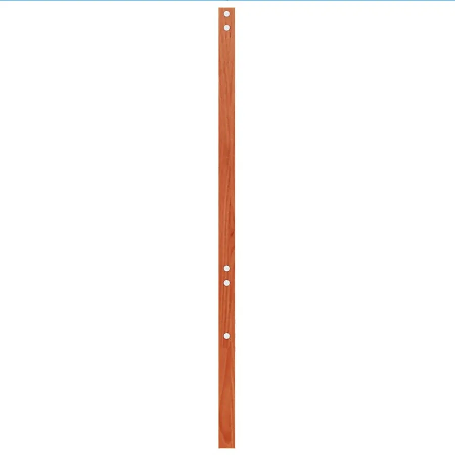 Tête de lit cire marron 100 cm bois massif de pin - 5