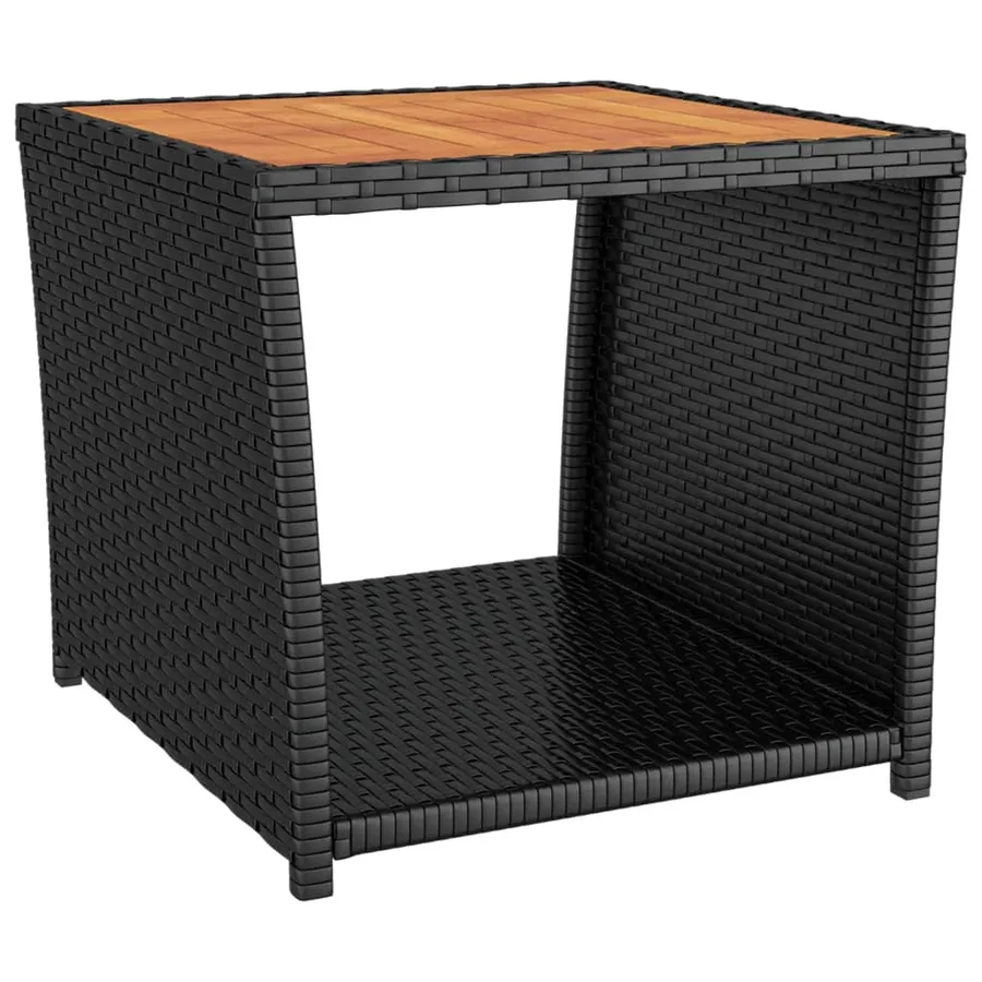 Ensemble à manger de jardin avec coussins 3 pcs Noir - 3