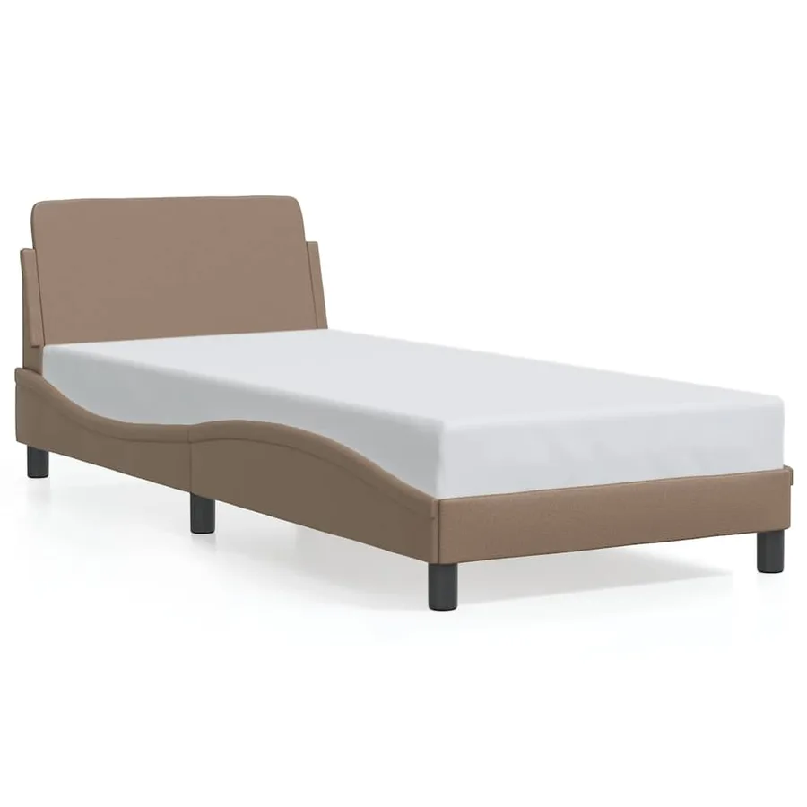 Cadre de lit Dover cappuccino 90x200 cm similicuir - 2