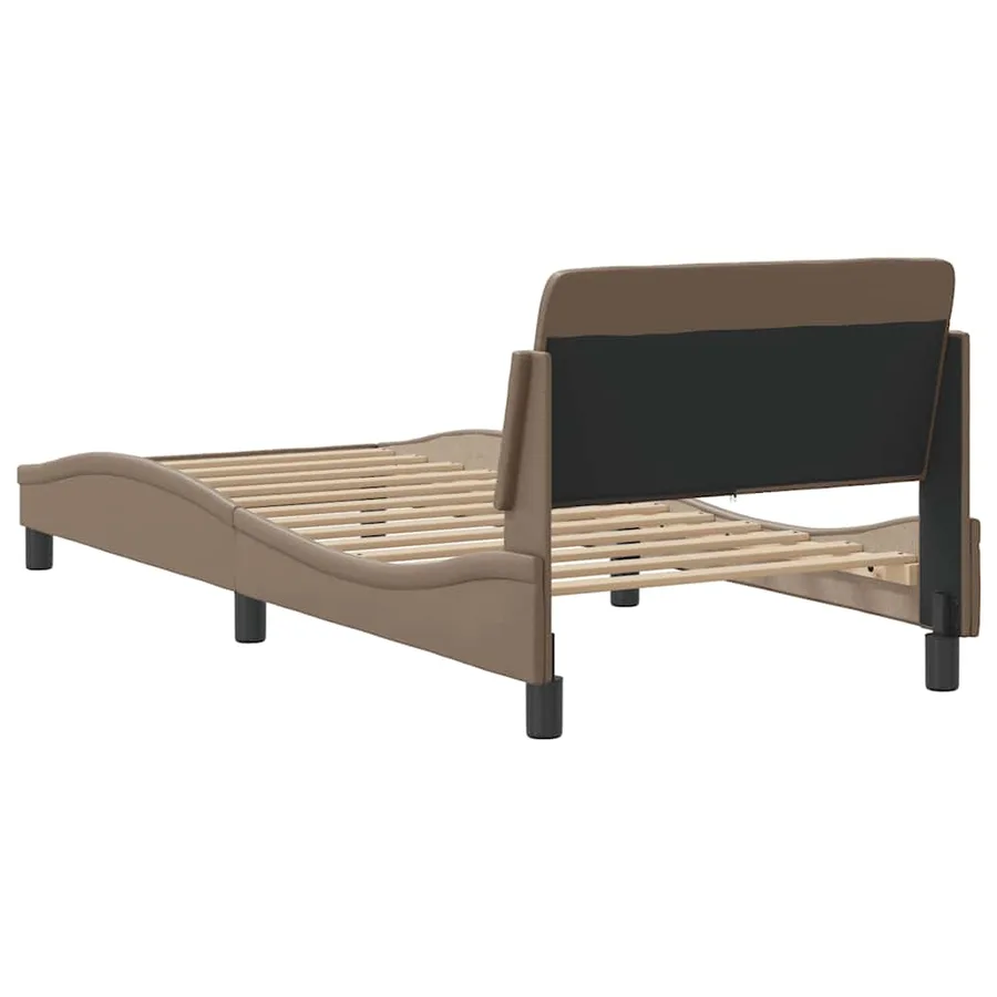 Cadre de lit Dover cappuccino 90x200 cm similicuir - 6