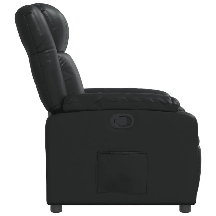 Fauteuil inclinable Noir Similicuir - 7