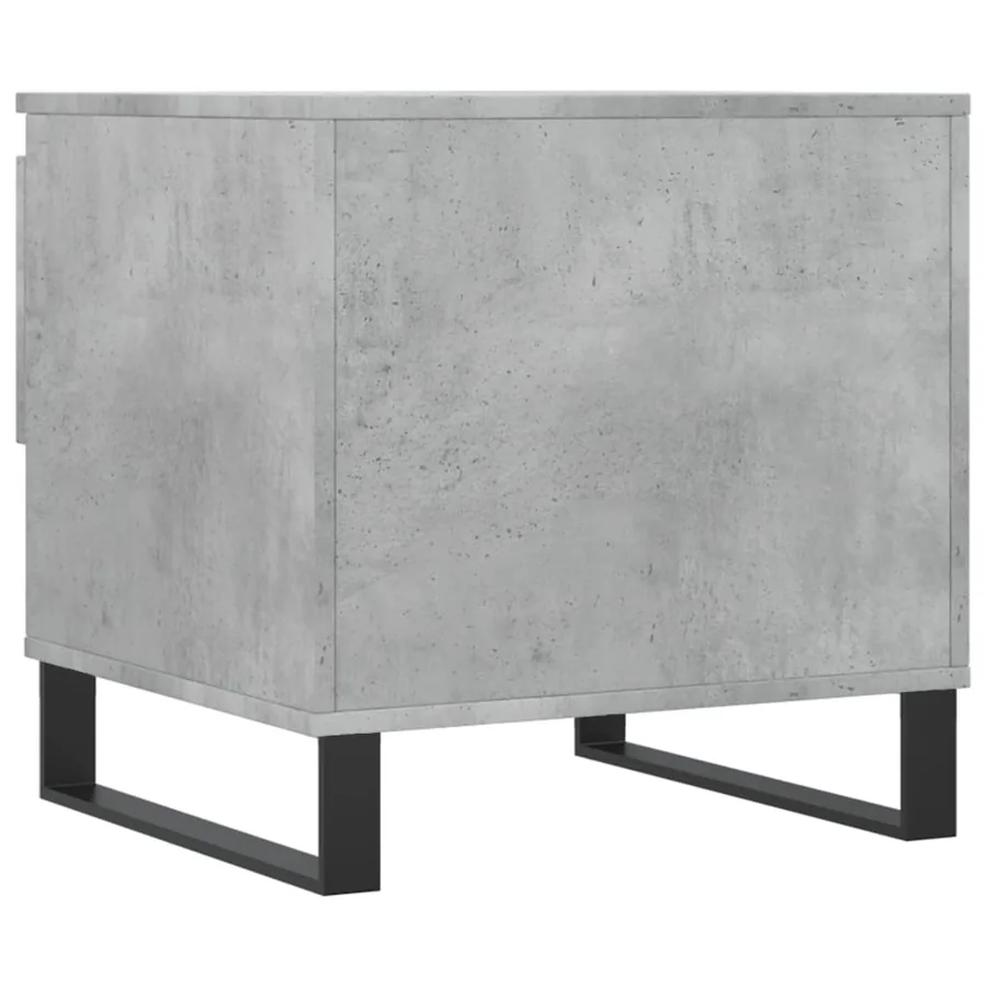 Tables basses 2 pcs gris béton 50x46x50 cm bois d'ingénierie - 9