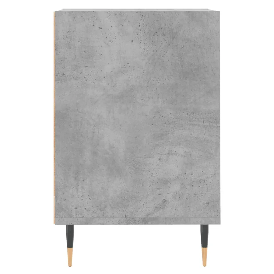 Meuble TV Gris béton 160x35x55 cm Bois d'ingénierie - 7