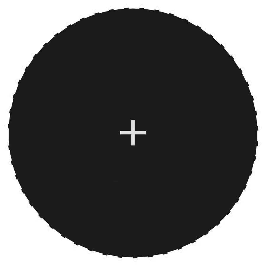 Tapis de saut Tissu Noir pour trampoline rond de 3,05 m