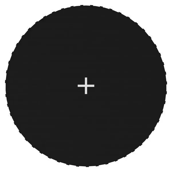 Tapis de saut Tissu Noir pour trampoline rond de 3,05 m