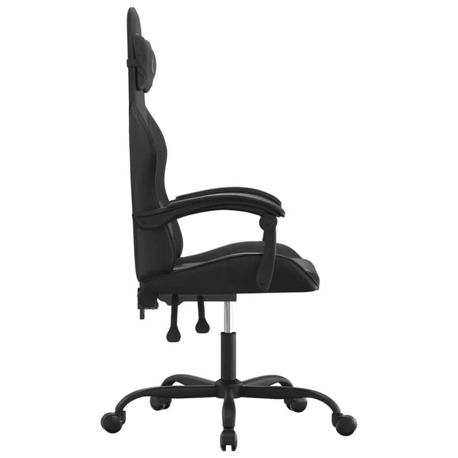 Chaise de jeu Noir Similicuir - 4