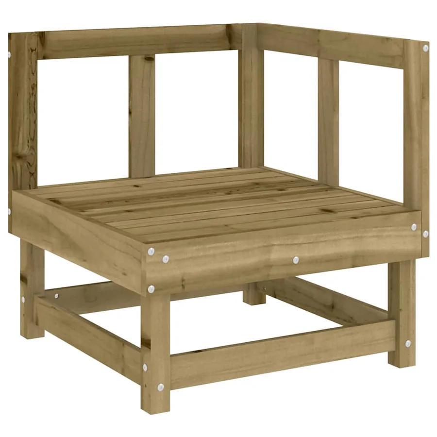 Salon de jardin 8 pcs bois de pin imprégné - 3