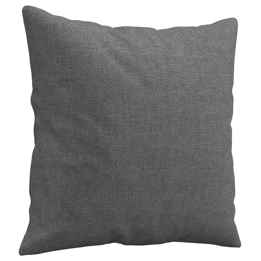 Canapé 3 places avec oreillers gris foncé 180 cm tissu - 6
