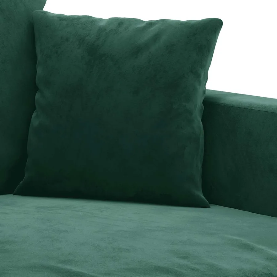 Fauteuil Vert foncé 60 cm Velours - 6