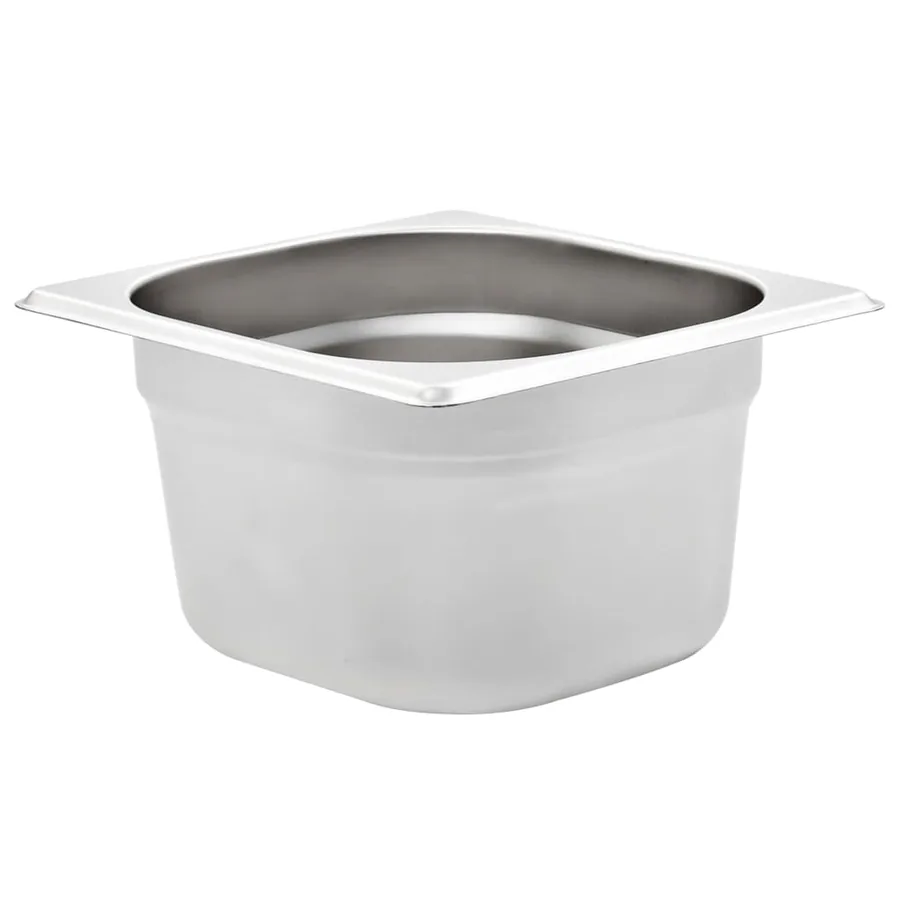 Récipients Gastronorm 12 pcs GN 1/6 100 mm Acier inoxydable - 3