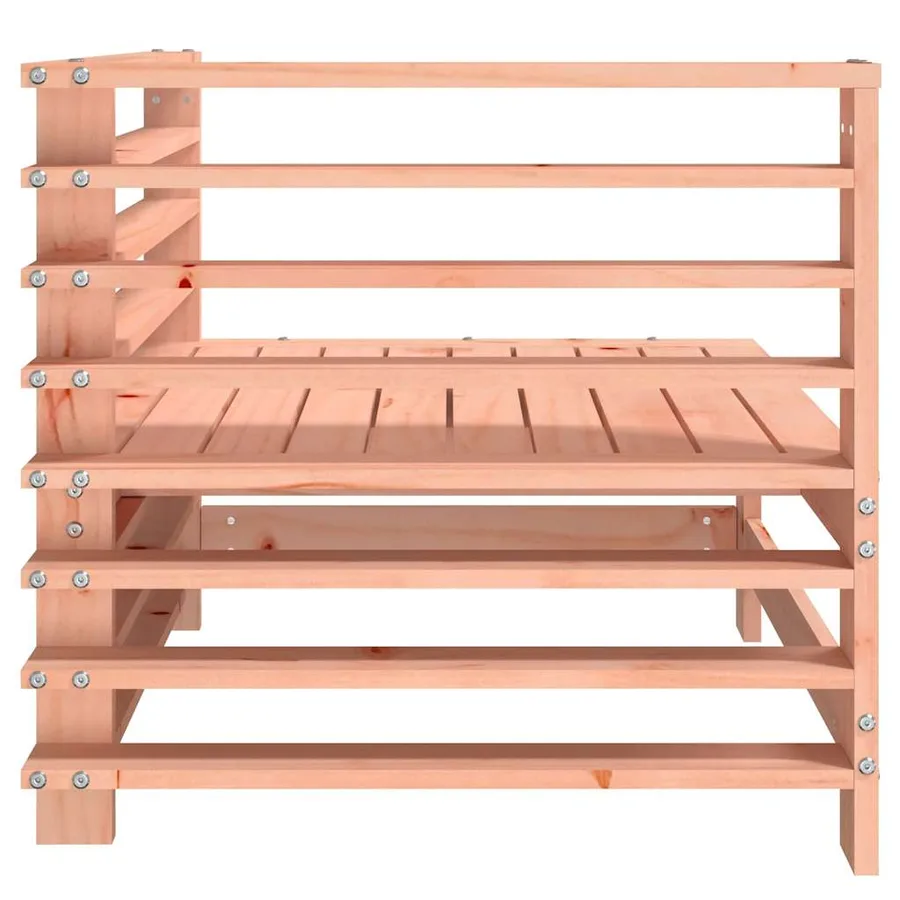 Canapé d'angle de jardin bois massif douglas - 4