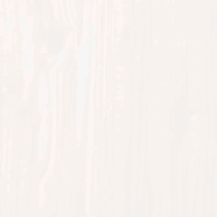 Salon de jardin 7 pcs Blanc Bois de pin massif - 6
