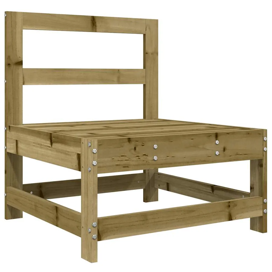Salon de jardin 10 pcs bois de pin imprégné - 4
