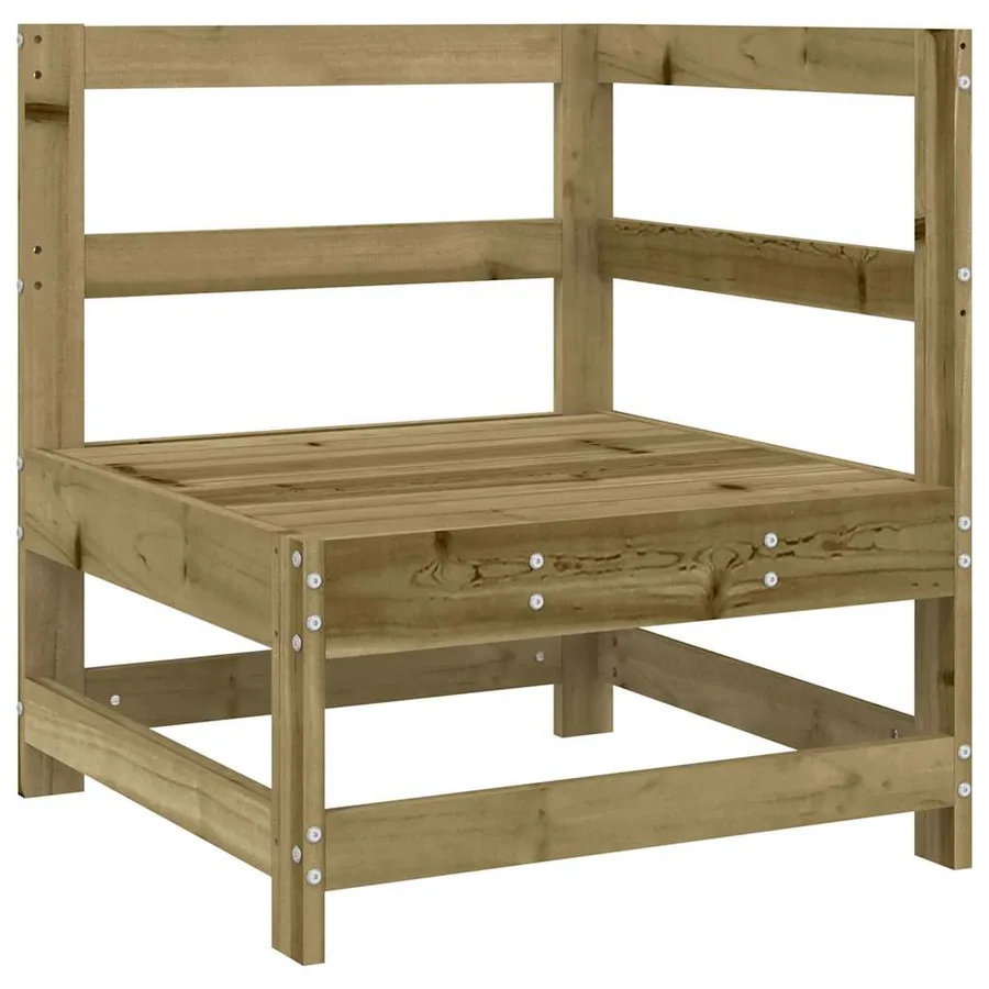 Salon de jardin 4 pcs bois de pin imprégné - 3