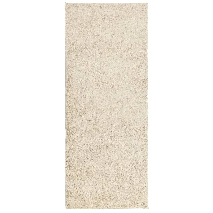 Tapis shaggy PAMPLONA poils longs moderne doré 80x200 cm - 2