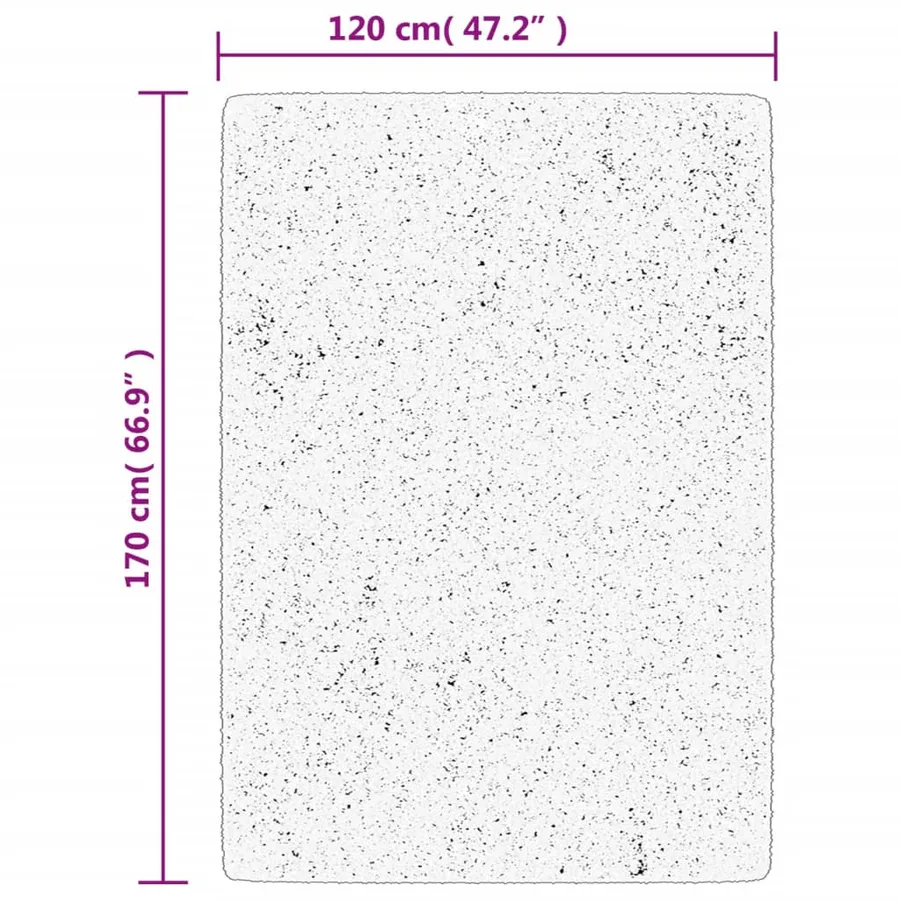 Tapis OVIEDO à poils courts beige 120x170 cm - 10