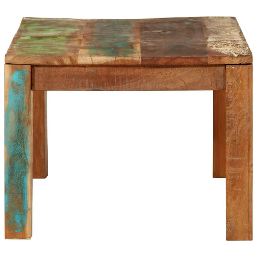 Table basse 110x55x40 cm bois de récupération massif - 3