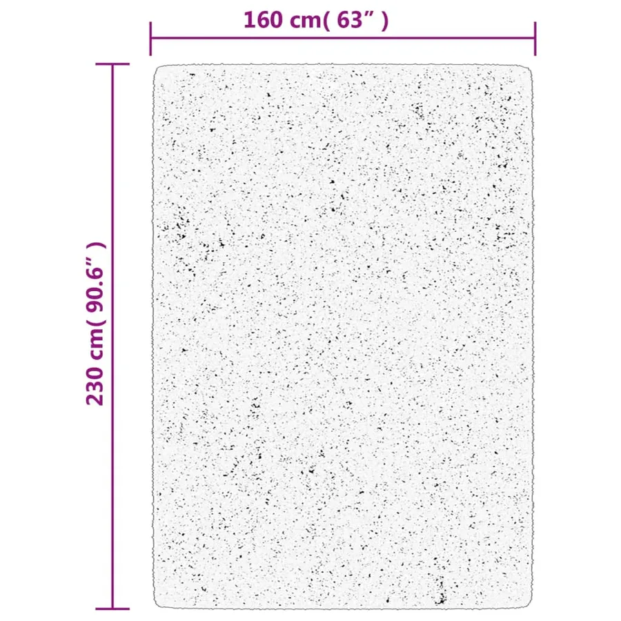 Tapis OVIEDO à poils courts anthracite 160x230 cm - 10