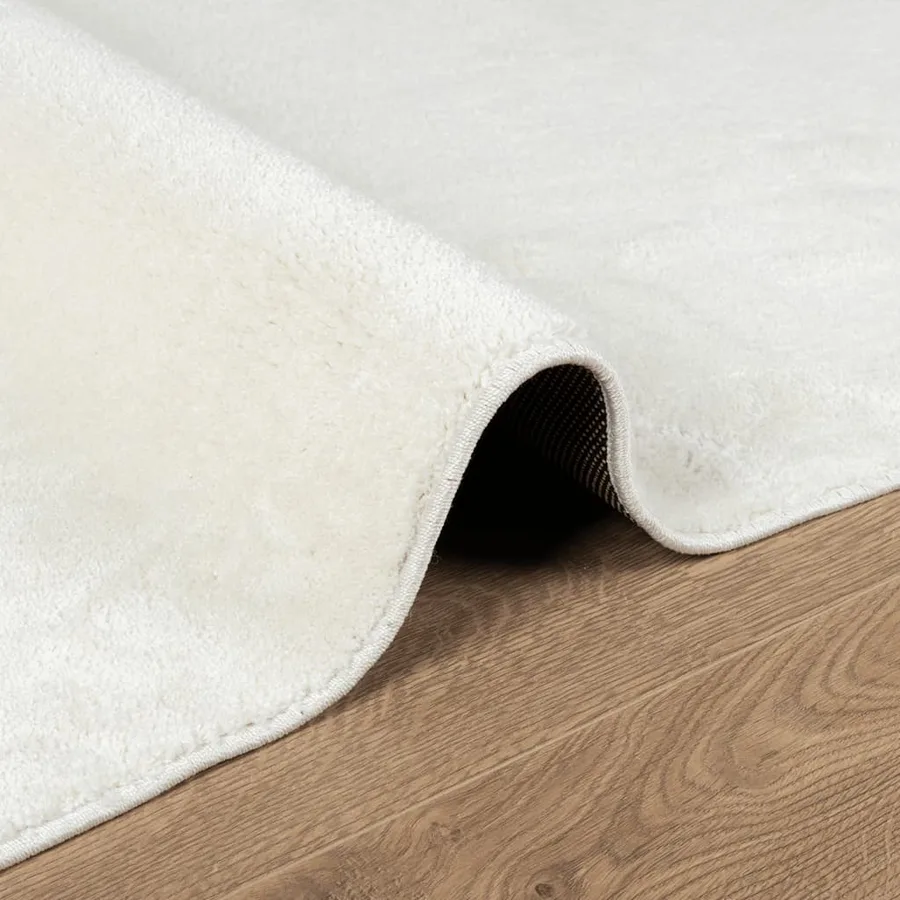 Tapis OVIEDO à poils courts crème 200x280 cm - 6