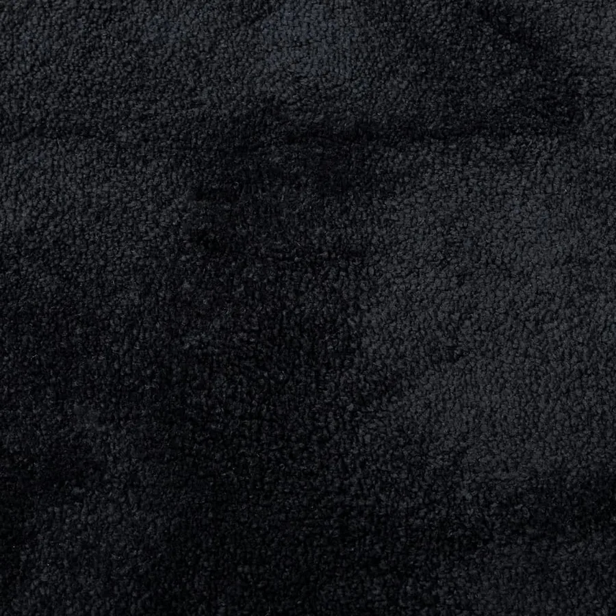 Tapis OVIEDO à poils courts noir Ø 200 cm - 9