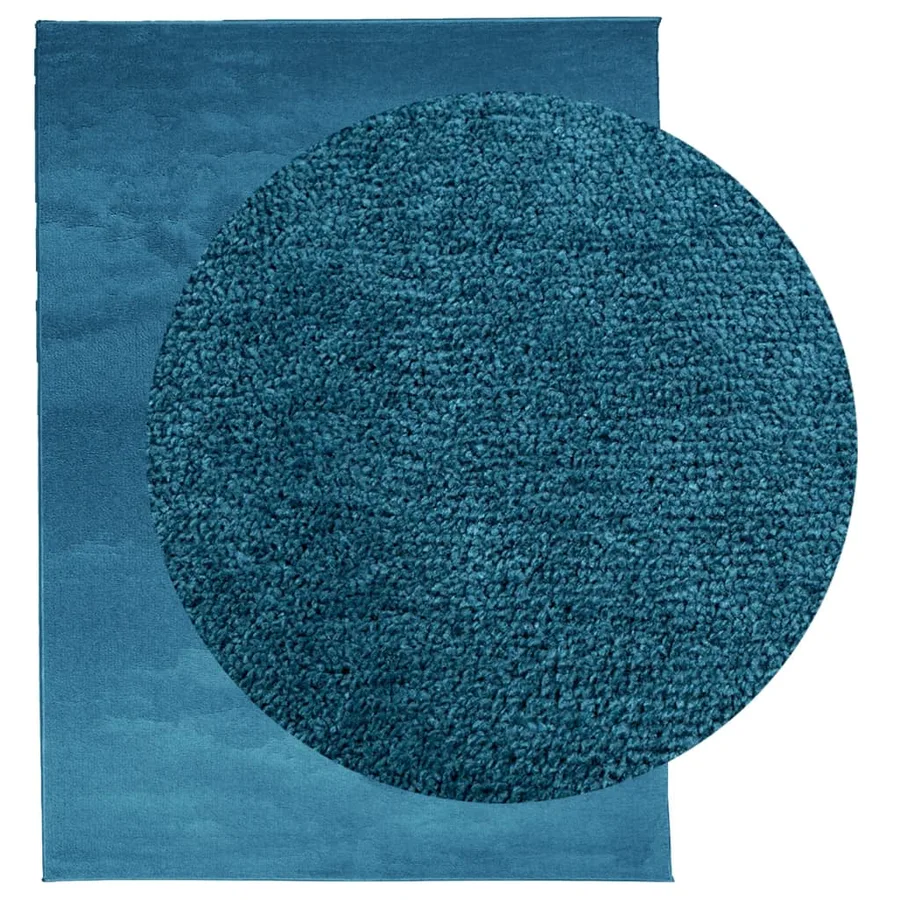 Tapis OVIEDO à poils courts turquoise 240x340 cm - 3
