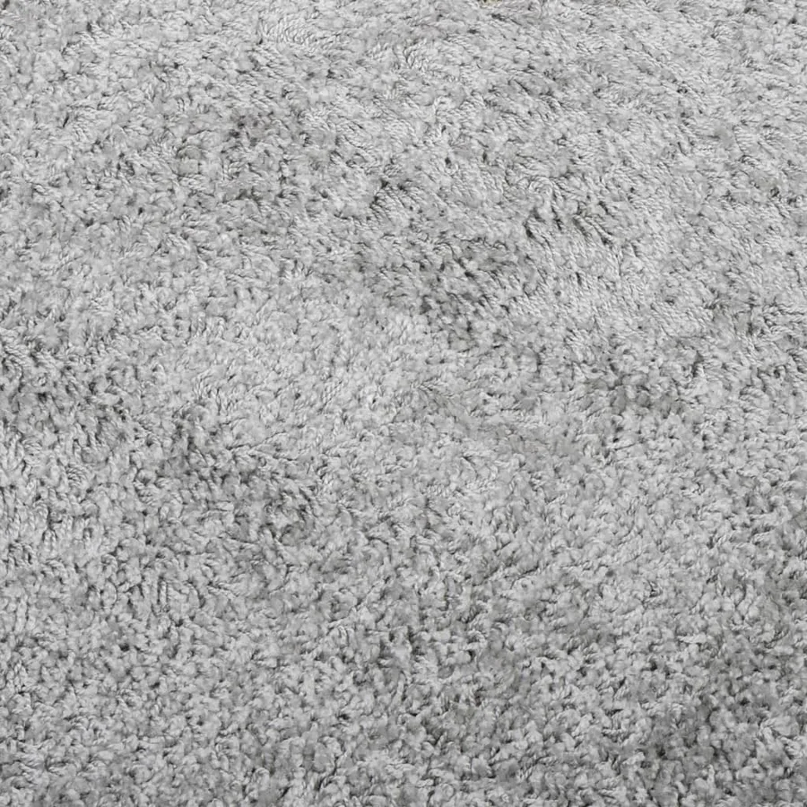 Tapis shaggy PAMPLONA poils longs moderne gris 80x250 cm - 9