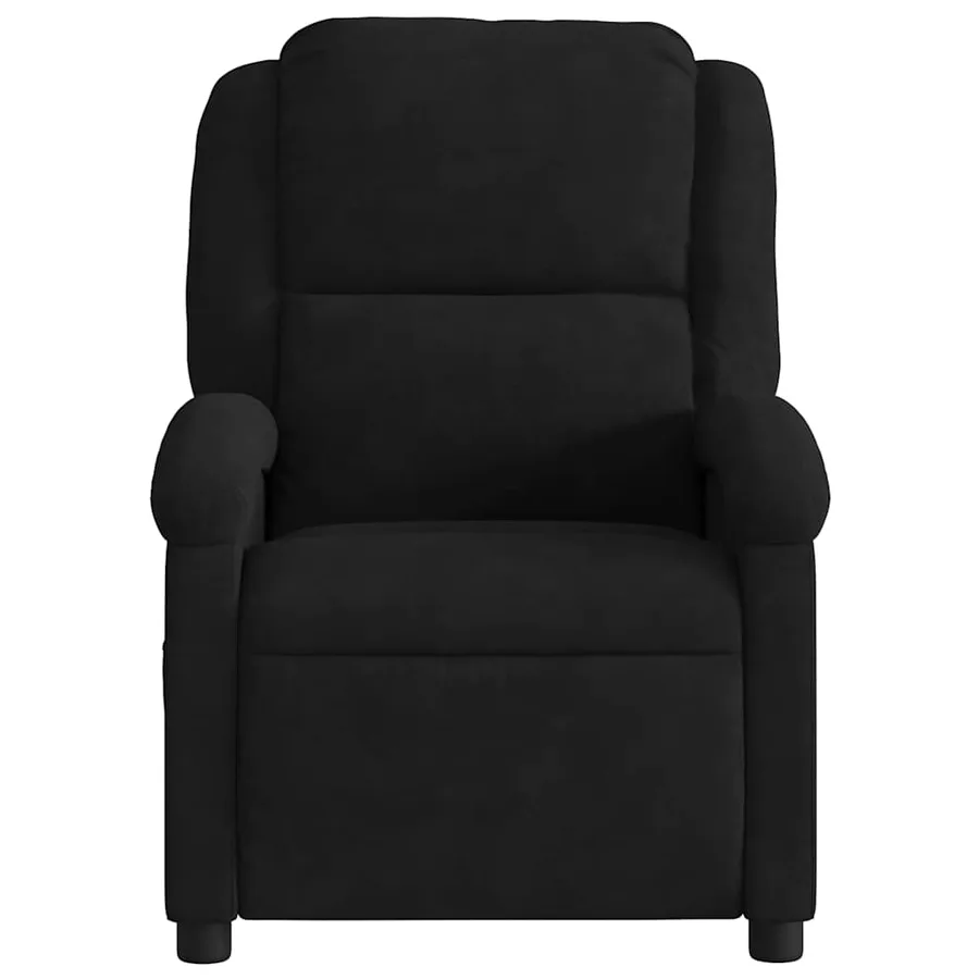 Fauteuil inclinable électrique noir velours - 9