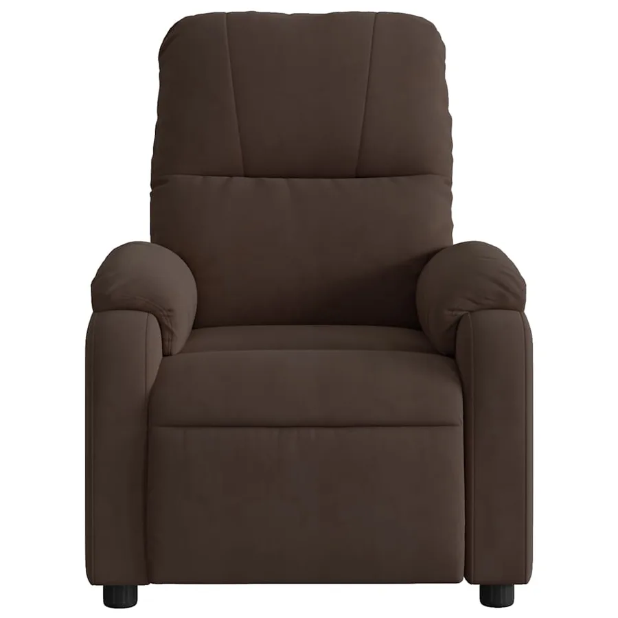 Fauteuil inclinable de massage électrique marron - 9
