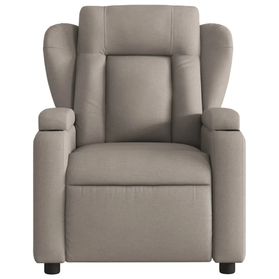 Fauteuil inclinable électrique Taupe Tissu - 9