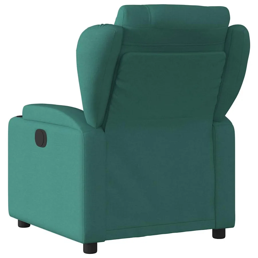 Fauteuil inclinable électrique Vert foncé Tissu - 5