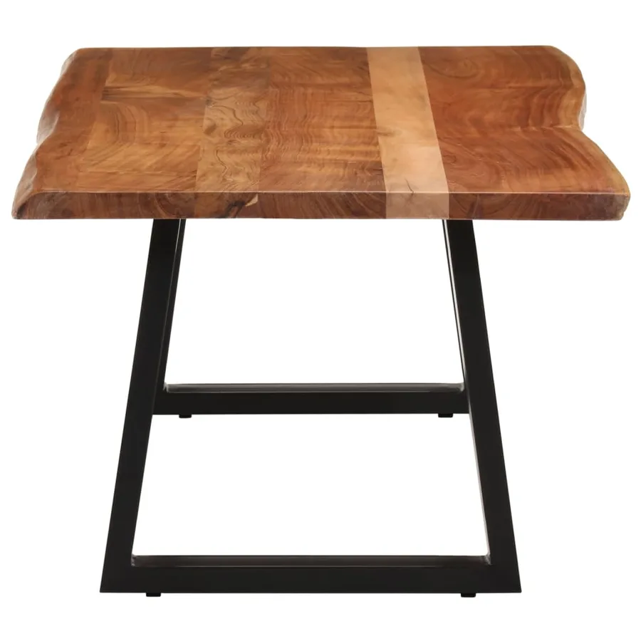 Table basse 110x55x40 cm bois massif d'acacia - 3