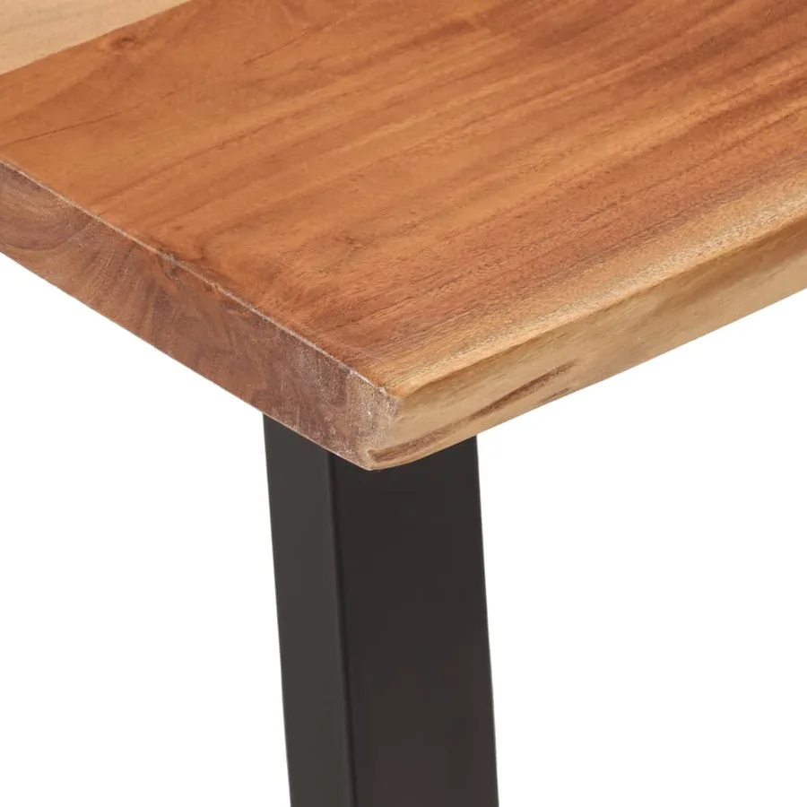Table basse 110x55x40 cm bois massif d'acacia - 5