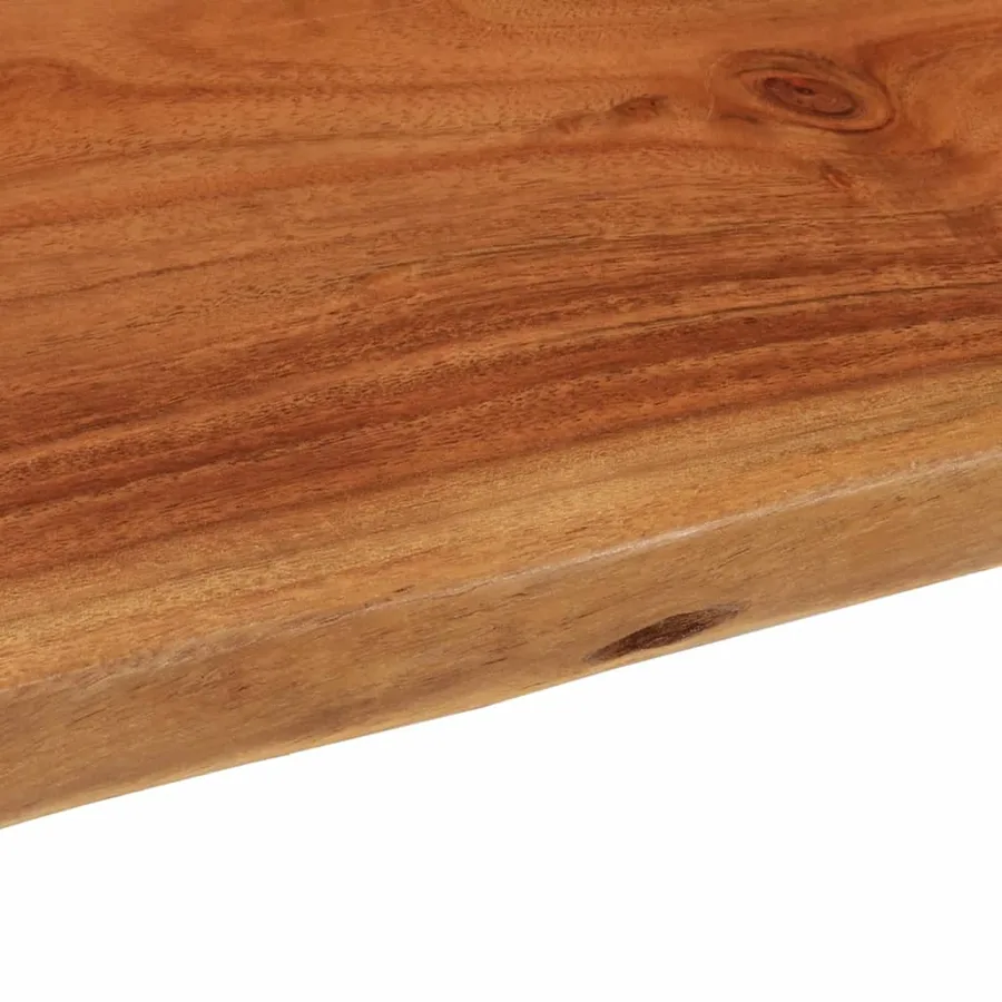 Table basse 110x55x40 cm bois massif d'acacia - 6