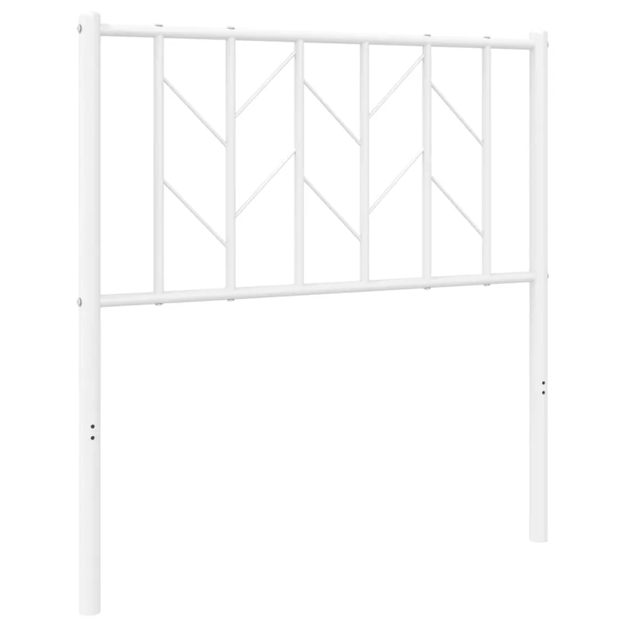 Tête de lit de remplacement métal blanc 80 cm - 2